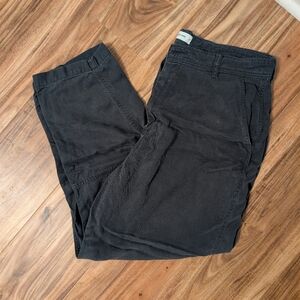 Everlane Black Barrel Pants In Buttersoft